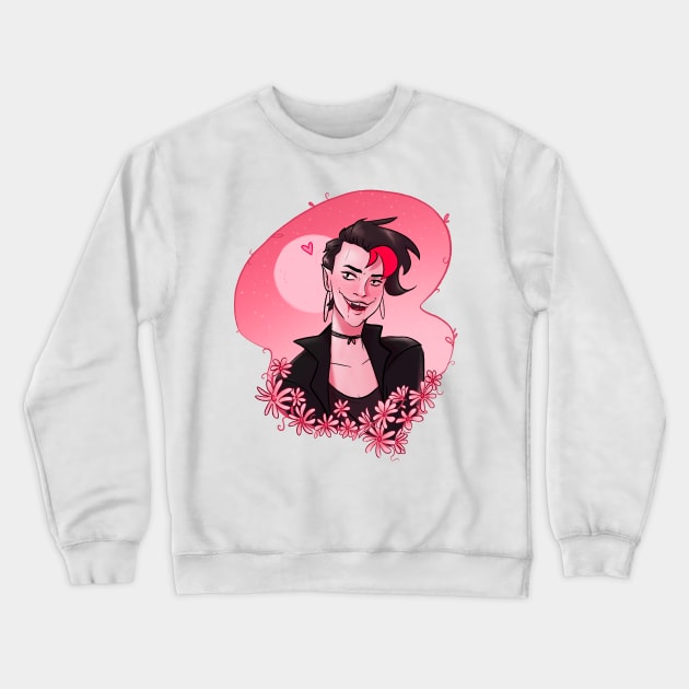 Vampire Crewneck Sweatshirt by Viv_Does_Art_